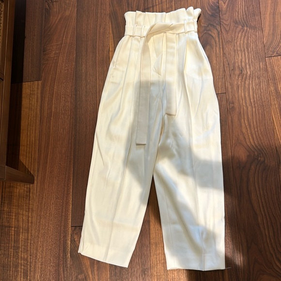 Cream high waisted trousers - Picture 1 of 3